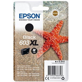 Epson Cartucho de Tinta Negro 603 XL Compatible con Impresoras XP-2100, XP-3100, XP-4100, WF-2830DWF, WF-2850DWF