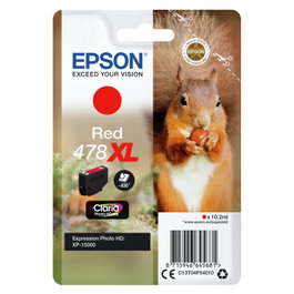 Epson 478XL Rojo Cartucho de Tinta Claria Photo HD Ink C13T04F54010