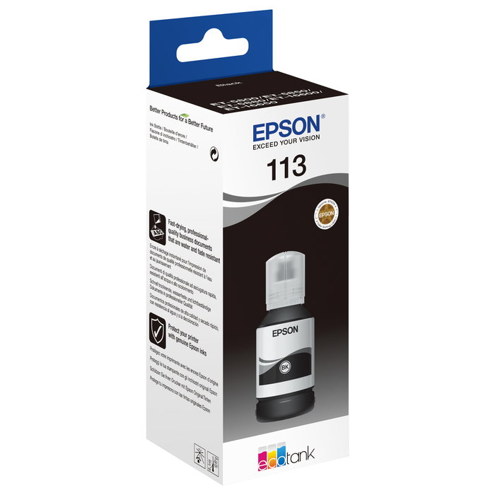 Epson Tinta Negro EcoTank 113 C13T06B140 127 ml