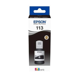 Epson Tinta Bote Negro 113 para EcoTank ET-5850, ET-5800, ET-16650, ET-16600, ET-5880, ET-5170