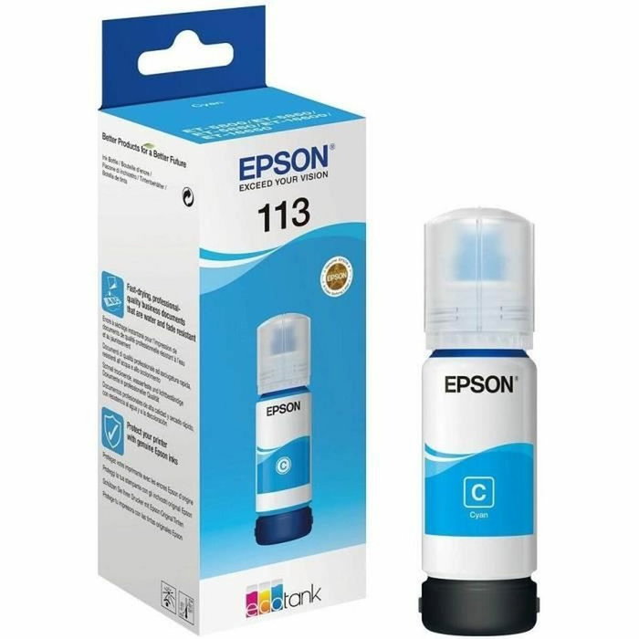 Epson Botella de Tinta Original 113 Cian C13T06B240