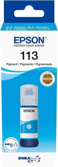 Epson Botella de Tinta EcoTank 113 Cian C13T06B240