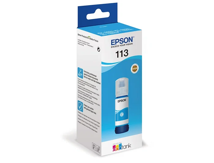 Epson Botella de Tinta Original 113 Cian C13T06B240