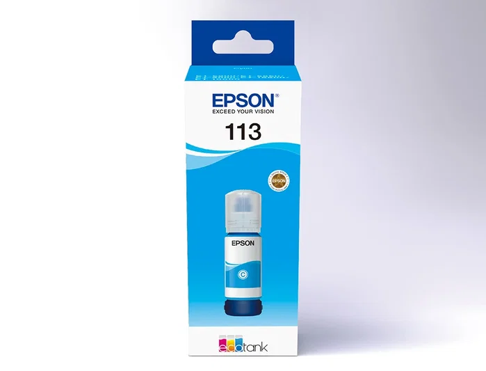Epson Botella de Tinta Original 113 Cian C13T06B240