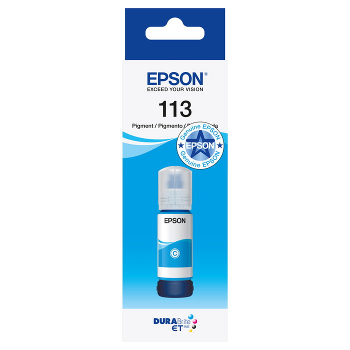 Epson Botella de Tinta Original 113 Cian C13T06B240