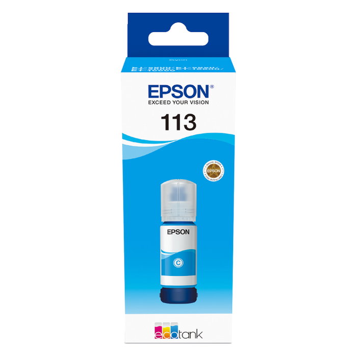 Epson Botella de Tinta Original 113 Cian C13T06B240