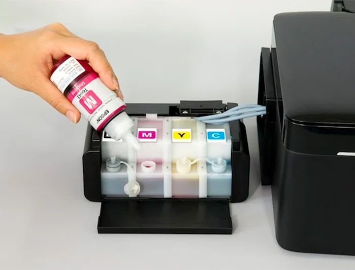 Epson Botella de Tinta EcoTank 113 Magenta C13T06B340 original