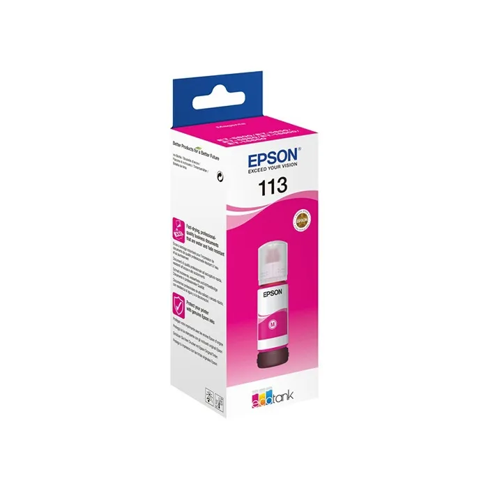 Epson Botella de Tinta EcoTank 113 Magenta C13T06B340 original