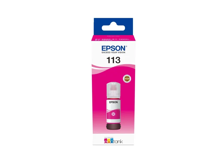 Epson Tinta Ecotank 113 Magenta para Et-5850, Et-5800, Et-16650, Et-16600, Et-5880, Et-5170 Epson Tinta Ecotank 113 Magenta para Et-5850, Et-5800, Et-16650, Et-16600, Et-5880, Et-5170
