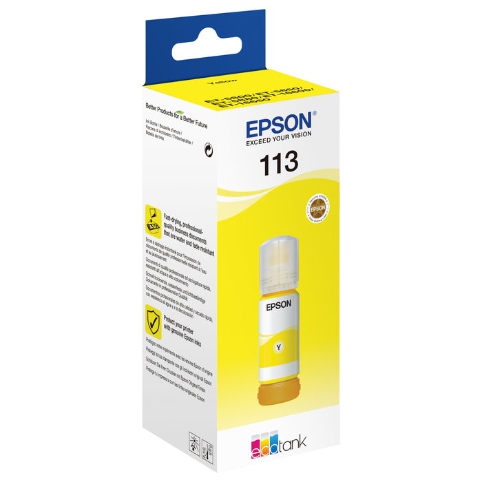 Epson Tinta Botella Amarillo EcoTank Serie 113 T06B440 70 ml Epson Tinta Botella Amarillo EcoTank Serie 113 T06B440 70 ml