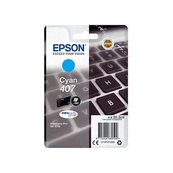Epson Cartucho de tinta 407 Cian C13T07U240 XL Epson Cartucho de tinta 407 Cian C13T07U240 XL