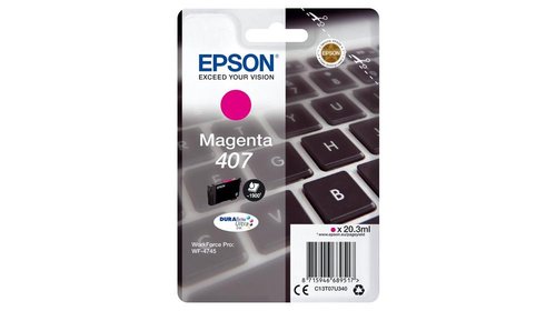 Epson Cartucho de Tinta 407 Magenta C13T07U340 Epson Cartucho de Tinta 407 Magenta C13T07U340