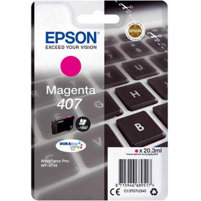 Epson Cartucho de Tinta 407 Magenta C13T07U340 Epson Cartucho de Tinta 407 Magenta C13T07U340