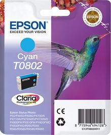 Epson Stylus Photo R-265/360/RX-560/585/685 Cartucho Cian