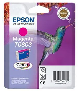 Epson Cartucho de tinta T0803 Magenta Epson Cartucho de tinta T0803 Magenta