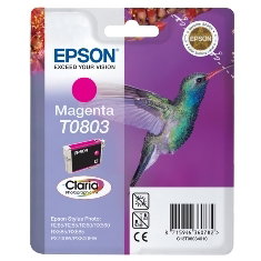 Epson Cartucho de tinta T0803 Magenta Epson Cartucho de tinta T0803 Magenta