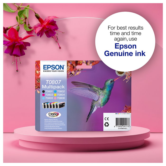 Epson T0804 Cartucho de tinta Amarillo