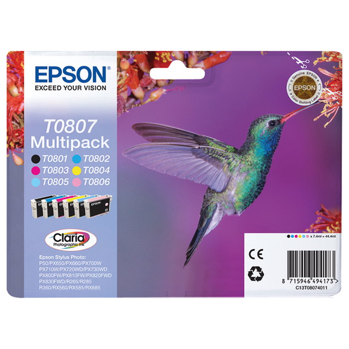 Epson T0804 Cartucho de tinta Amarillo