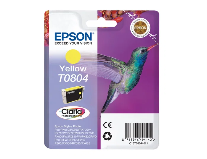 Epson T0804 Cartucho de tinta Amarillo