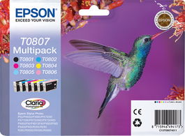 Epson Stylus Photo R-265/360/RX-560/585/685 Cartucho Multipack 6 colores