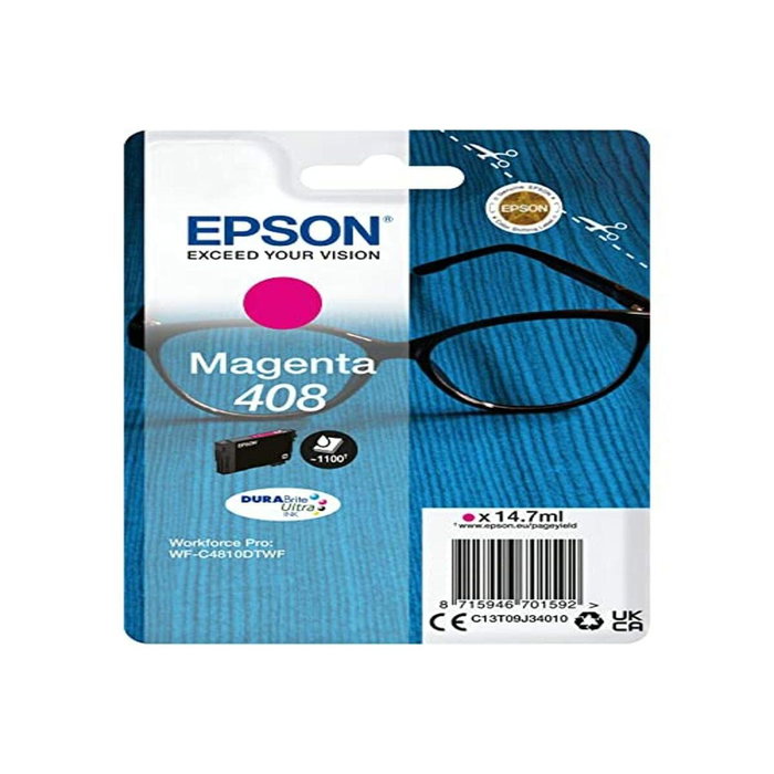 Epson 408 Magenta DURABrite Ultra Ink C13T09J34010 Epson 408 Magenta DURABrite Ultra Ink C13T09J34010