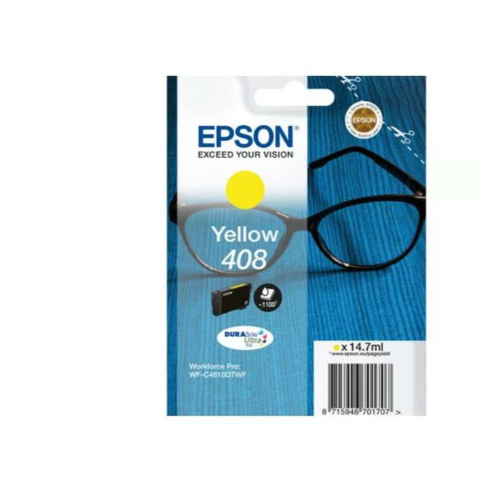 Epson Cartucho de Tinta 408 Amarillo DURABrite Ultra