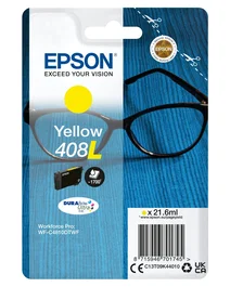 Epson Cartucho de Tinta Amarillo 408L DURABrite Ultra (C13T09K44010) XL