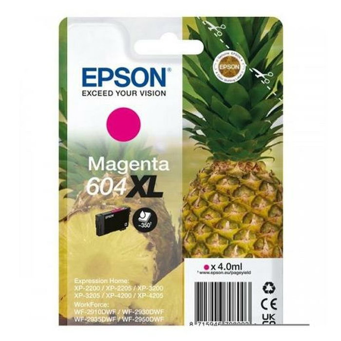Epson Cartucho de Tinta 604XL Magenta Original (C13T10H34010) XL