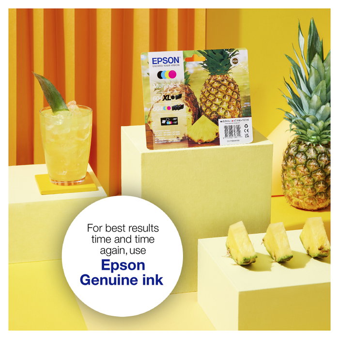 Epson Cartucho de Tinta 604XL Magenta Original (C13T10H34010) XL