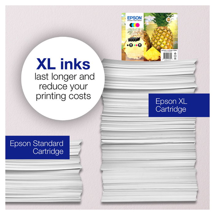 Epson Cartucho de Tinta 604XL Magenta Original (C13T10H34010) XL