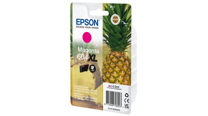 Epson Cartucho de Tinta 604XL Magenta Original (C13T10H34010) XL