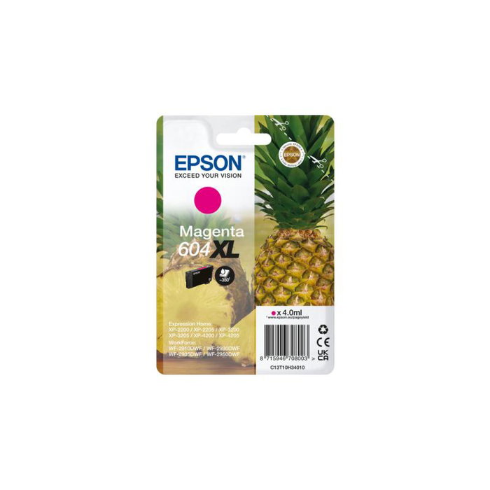 Epson Cartucho de Tinta 604XL Magenta Original (C13T10H34010) XL