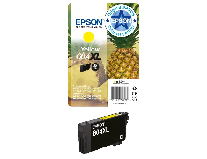 Epson 604XL Cartucho de Tinta Amarillo XL Epson 604XL Cartucho de Tinta Amarillo XL