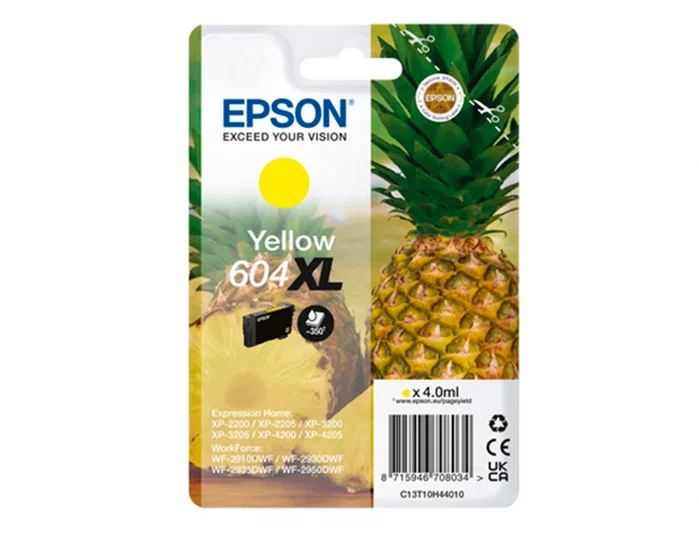 Epson 604XL Cartucho de Tinta Amarillo XL Epson 604XL Cartucho de Tinta Amarillo XL