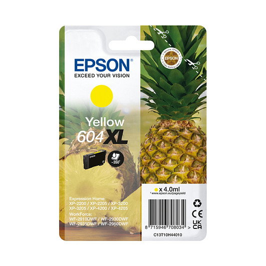 Epson 604XL Cartucho de Tinta Amarillo XL Epson 604XL Cartucho de Tinta Amarillo XL