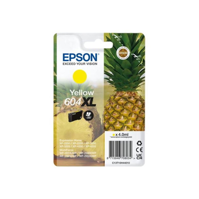 Epson 604XL Cartucho de Tinta Amarillo XL Epson 604XL Cartucho de Tinta Amarillo XL