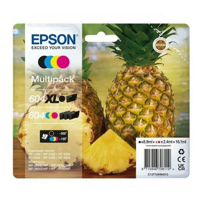 Epson Multipack 604XL Negro, Cian, Magenta y Amarillo Epson Multipack 604XL Negro, Cian, Magenta y Amarillo