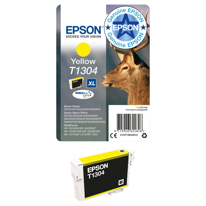 Epson T1304 XL Amarillo Cartucho de tinta