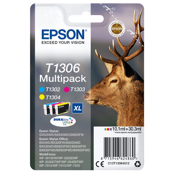 Epson T1304 XL Amarillo Cartucho de tinta