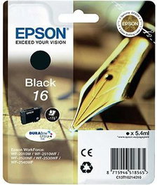 Epson Tinta Negro Durabrite Ultra Ink Nº 16
