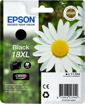 Epson Cartucho de tinta 18 XL Negro C13T18114012