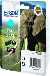Epson 24XL Tinta Cian Claria Photo HD Ink para Expression Photo XP-950 (8.7ml)