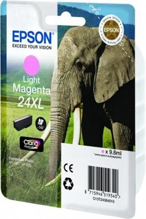 Epson Tinta Magenta Claro Claria Photo HD Ink 24XL para Expression Photo XP-950 (9.8ml) Epson Tinta Magenta Claro Claria Photo HD Ink 24XL para Expression Photo XP-950 (9.8ml)