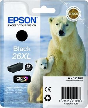 Epson C13T26214012 26 XL Negro