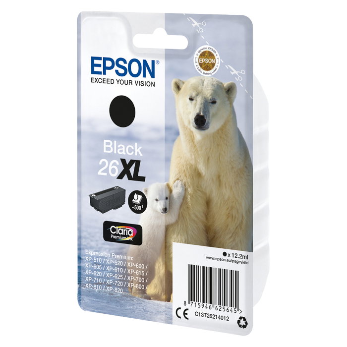 Epson C13T26214012 26 XL Negro