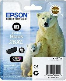 Epson Cartucho de Tinta Negro 26 XL C13T26314010