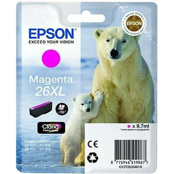 Epson Cartucho de tinta 26 XL Magenta C13T26334012