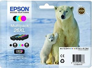 Epson Claria Premium 26XL Multipack Negro, Cian, Magenta y Amarillo Epson Claria Premium 26XL Multipack Negro, Cian, Magenta y Amarillo