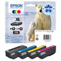 Epson Claria Premium 26XL Multipack Negro, Cian, Magenta y Amarillo