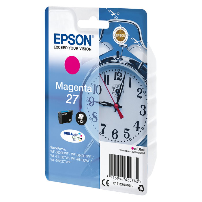 Epson 27 Magenta Cartucho de tinta C13T27034012
